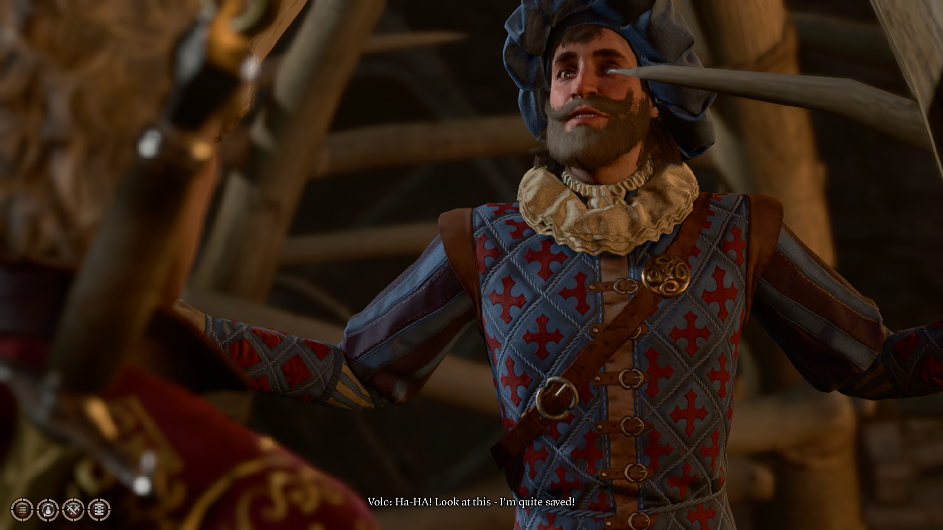 A screenshot of Volo in Baldur's Gate 3.
